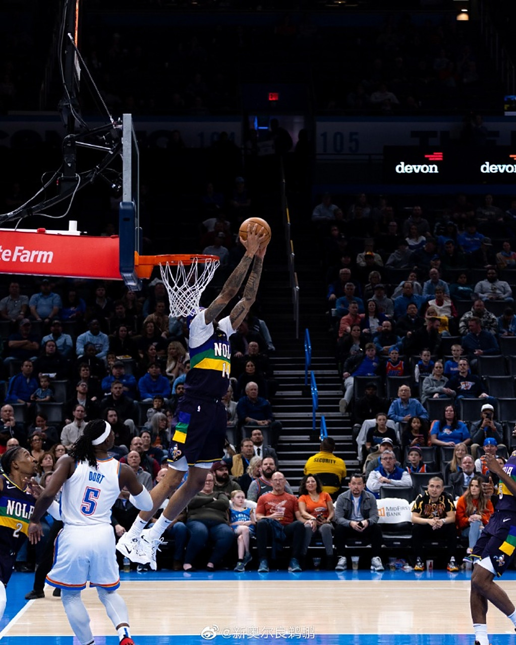 鹈鹕力克魔术，英格拉姆砍下22分